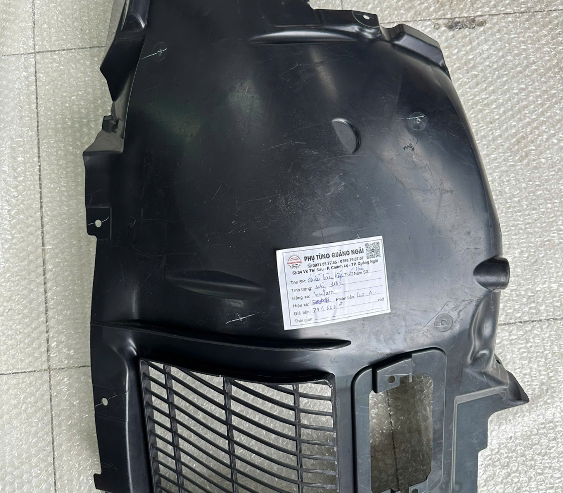 TẤM CHẮN BÙN HỐC LÒNG VÈ BÁNH XE TRƯỚC PHẢI FADILL - CHÍNH HÃNG MỚI 100%